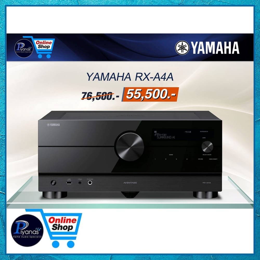 รีซีฟเวอร์  YAMAHA : RX-A4A (สีดำ)